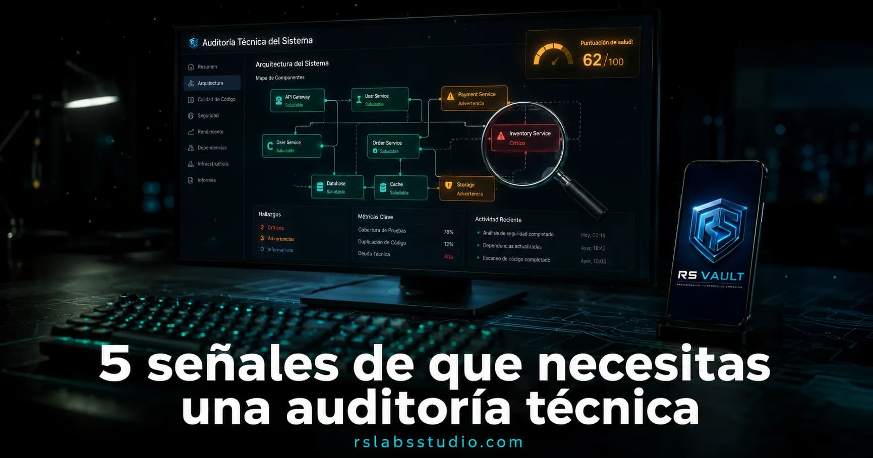 5 señales de que necesitas una auditoría técnica de tu software