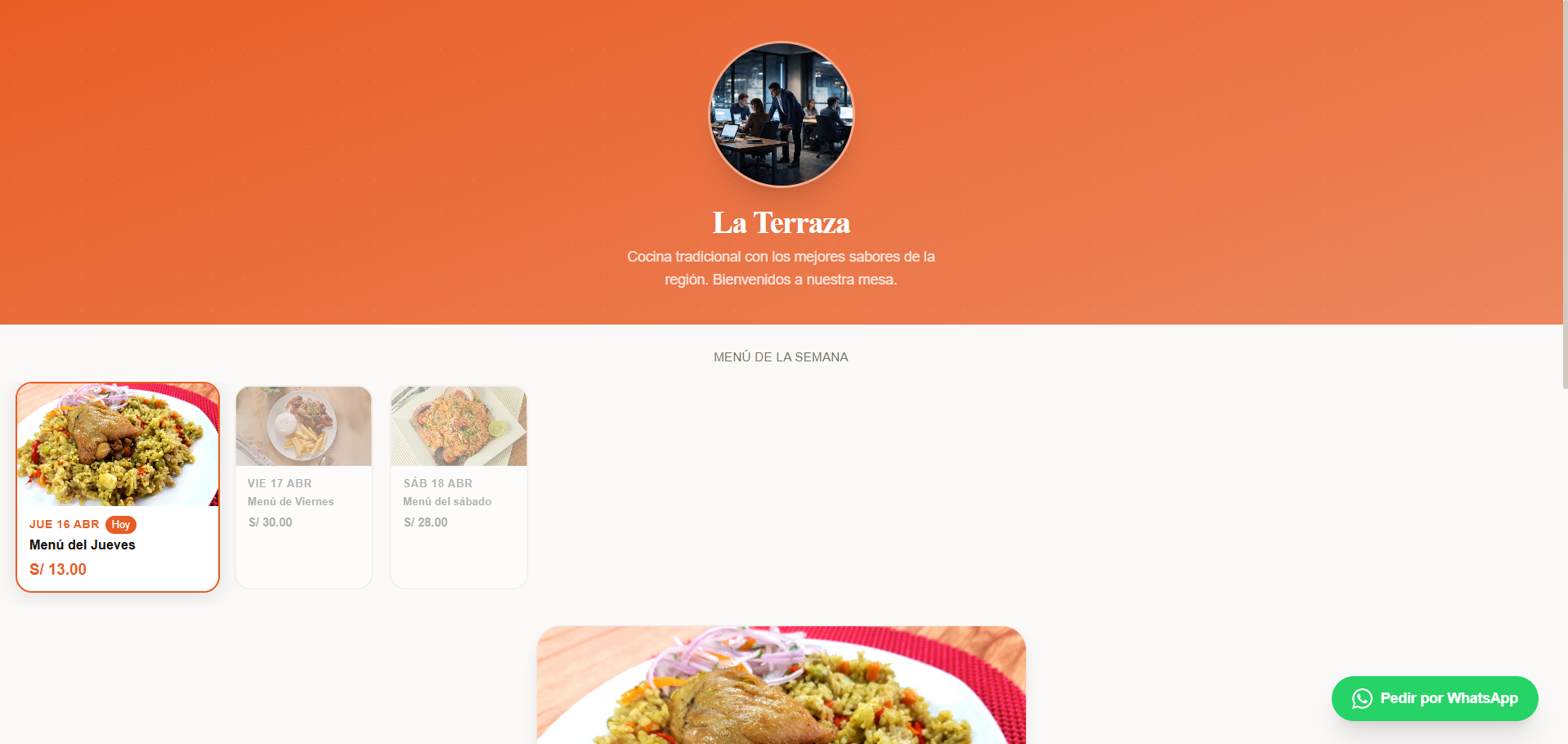 Menú QR para restaurantes